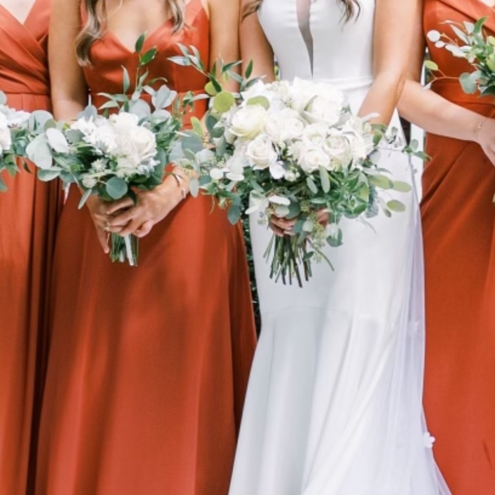 david’s bridal dress in cinnamon